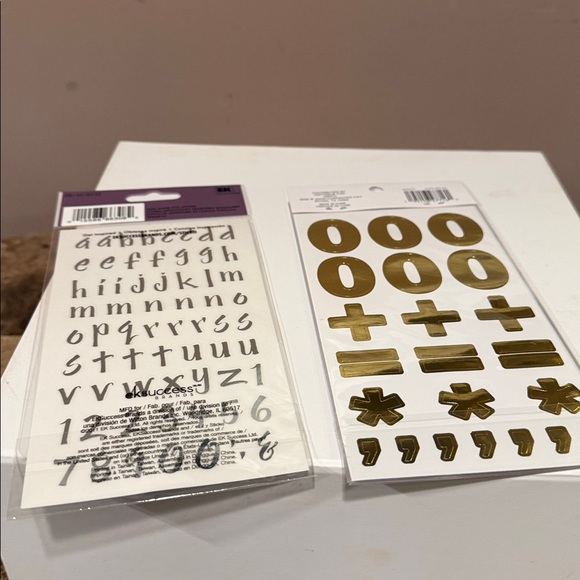 Scrapbooking Alphabet Stickers, Bling Sticker Sheets, Rhinestone Sticker Bundle - Picture 9 of 16